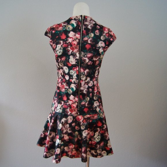re:named Floral Dress Women's Size Small Back Zipper - Picture 4 of 8